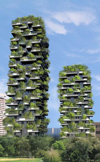 震惊世界的十大垂直绿化